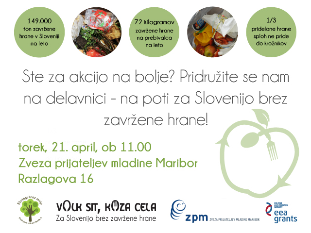 Delavnica Volk sit, koza cela – za Slovenijo brez zavržene hrane