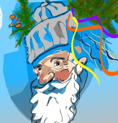 Prišel je med nas, dobri stari dedek Mraz!