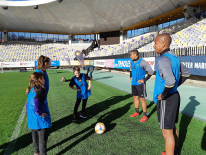 ŽogaZbližuje – trening z nogometaši NK Maribor