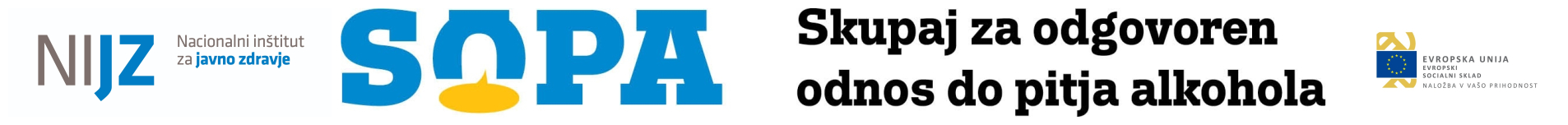 Za odgovorno pitje alkohola – projekt SOPA