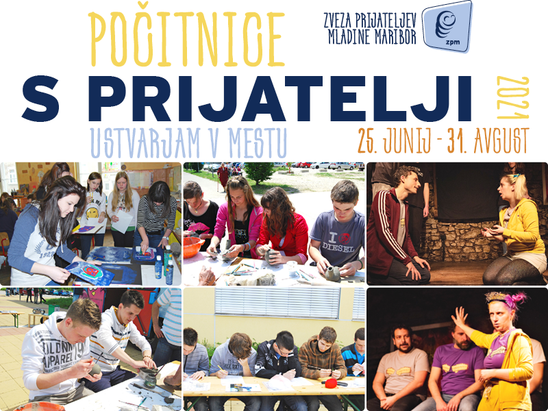 Počitnice s prijatelji 2021 – Prileti na Pohorje! in delavnice za mlade